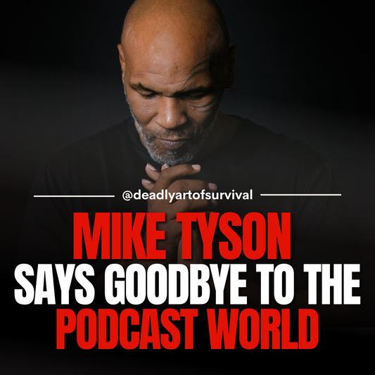 Mike-Tyson-Bids-Farewell-to-Podcast-World-Ahead-of-Jake-Paul-Showdown deadlyartofsurvival.com
