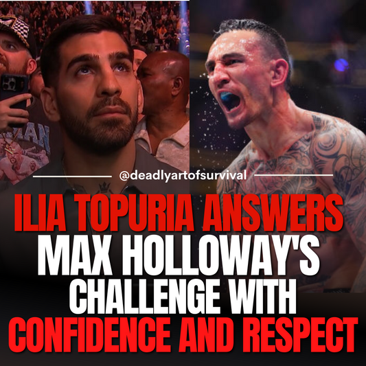 Ilia Topuria Answers Max Holloway's Challenge with Confidence and Respect