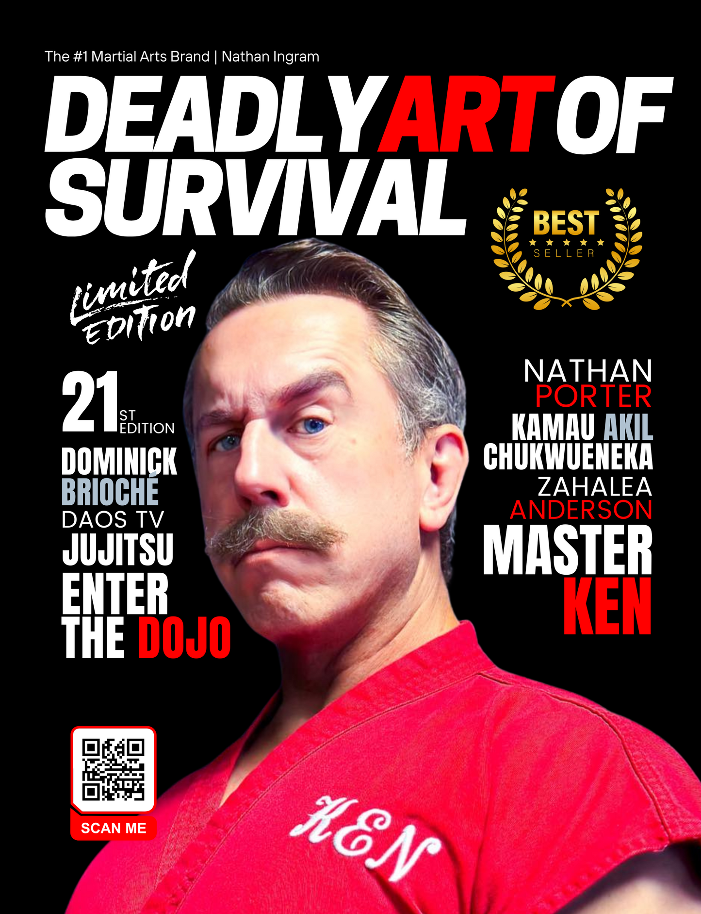 (Ebook - Digital Only) Master Ken - Deadly Art of Survival Magazine 21st Edition The #1 Martial Arts Magazine Worldwide (Copy) deadlyartofsurvival.com