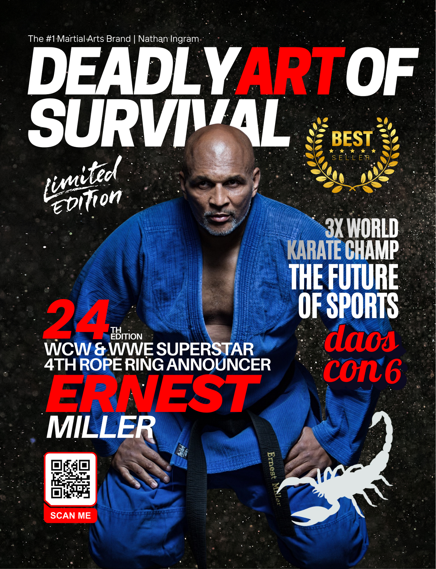 (Ebook - Digital Only) Deadly Art of Survival Magazine 25th Edition Featuring Ernest "The Cat" Miller: The #1 Martial Arts Magazine Worldwide (Copy) deadlyartofsurvival.com