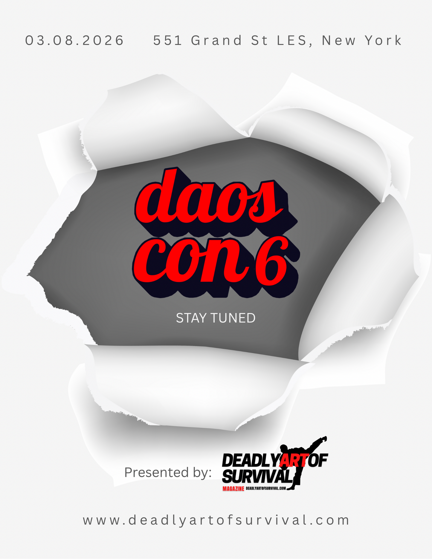 DAOS CON 6 (Payment Also Accepted At Door)