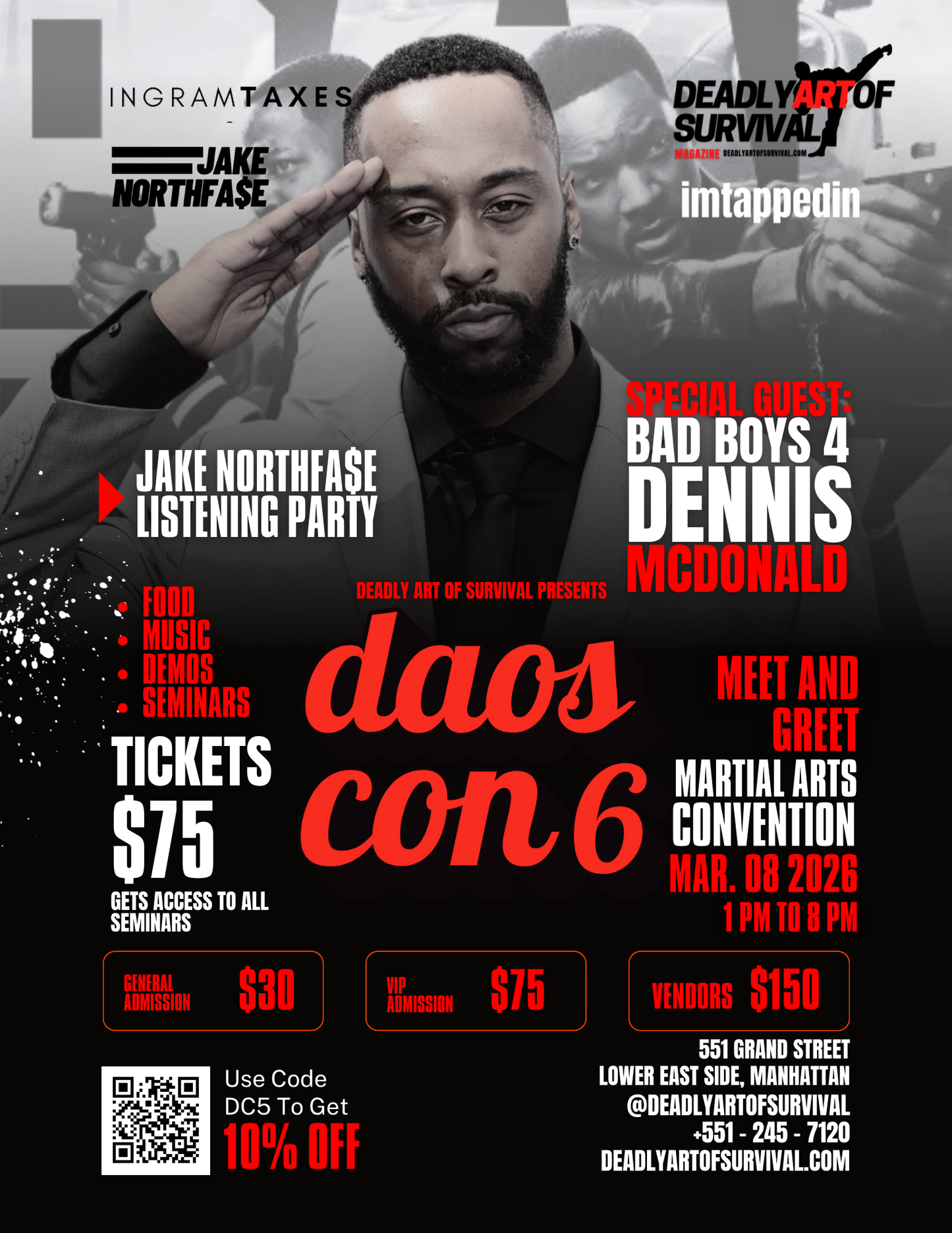 DAOS CON 6 (Payment Also Accepted At Door)