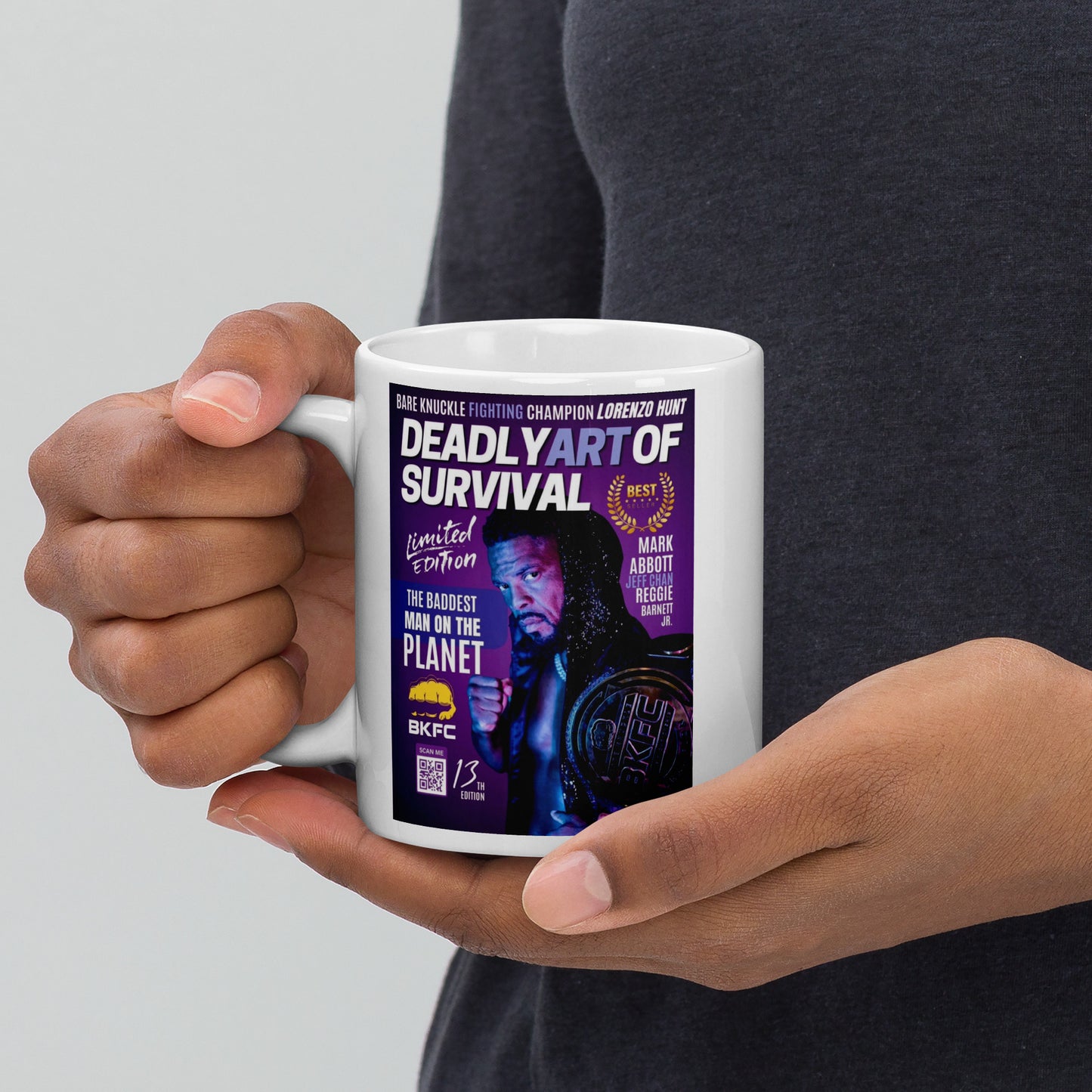 The Juggernaut Edition White Glossy Mug deadlyartofsurvival.com