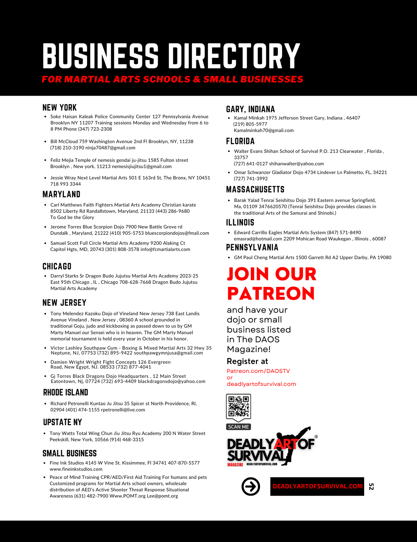 DAOS membership (Partner Tier) deadlyartofsurvival.com