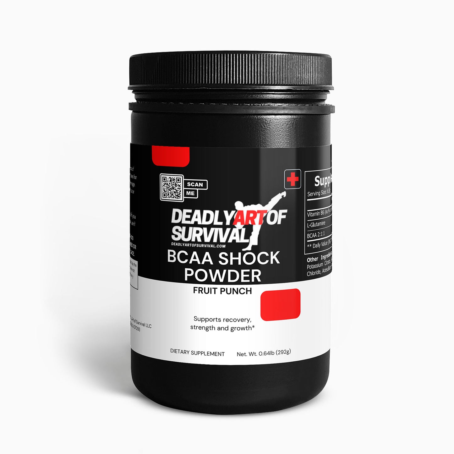 BCAA Shock Powder (Fruit Punch) deadlyartofsurvival.com