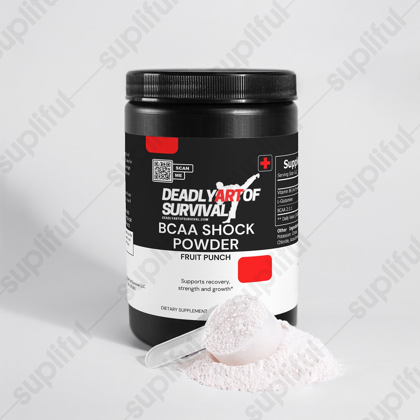 BCAA Shock Powder (Fruit Punch) deadlyartofsurvival.com