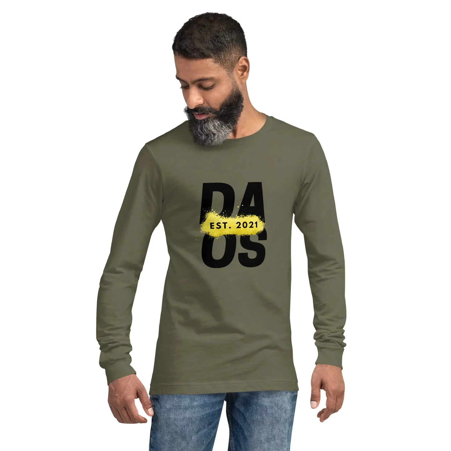DAOS Logo Unisex Long Sleeve Tee deadlyartofsurvival.com