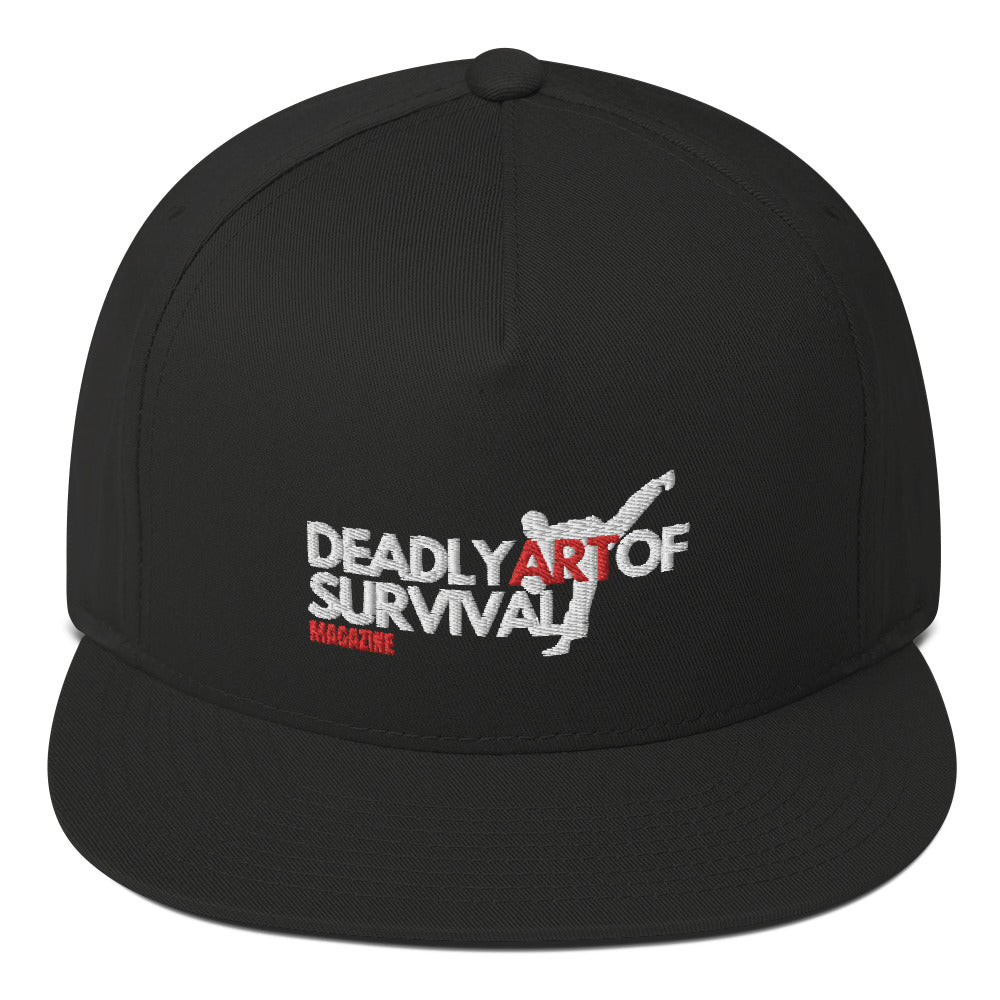 Flat Bill Cap deadlyartofsurvival.com