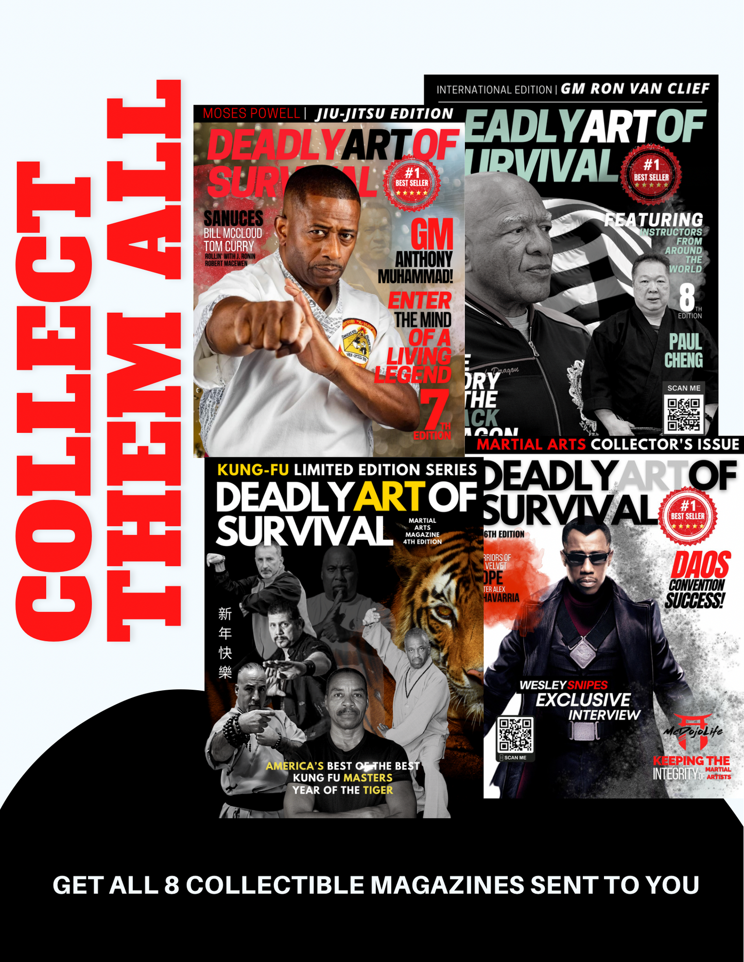 Collect 4 DAOS Magazines deadlyartofsurvival.com