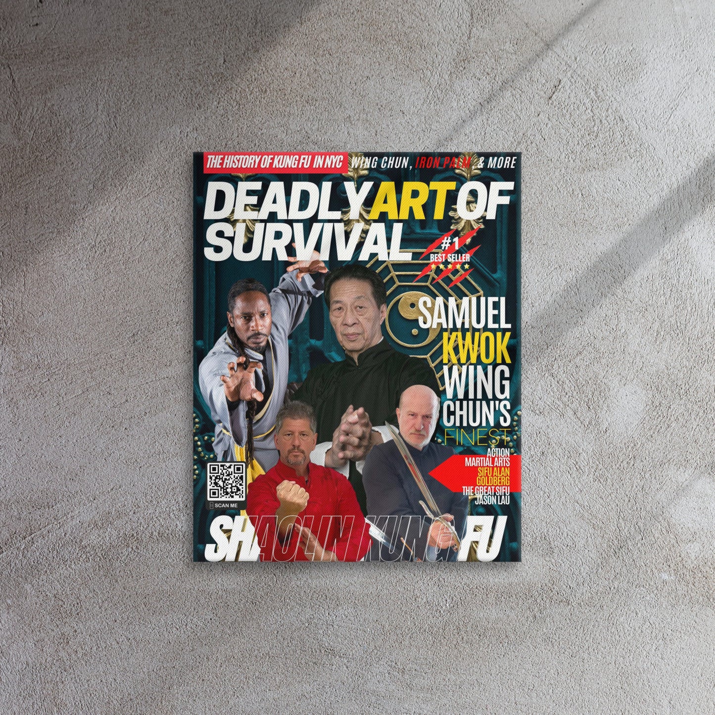 All Kung Fu Series #2 Canvas deadlyartofsurvival.com