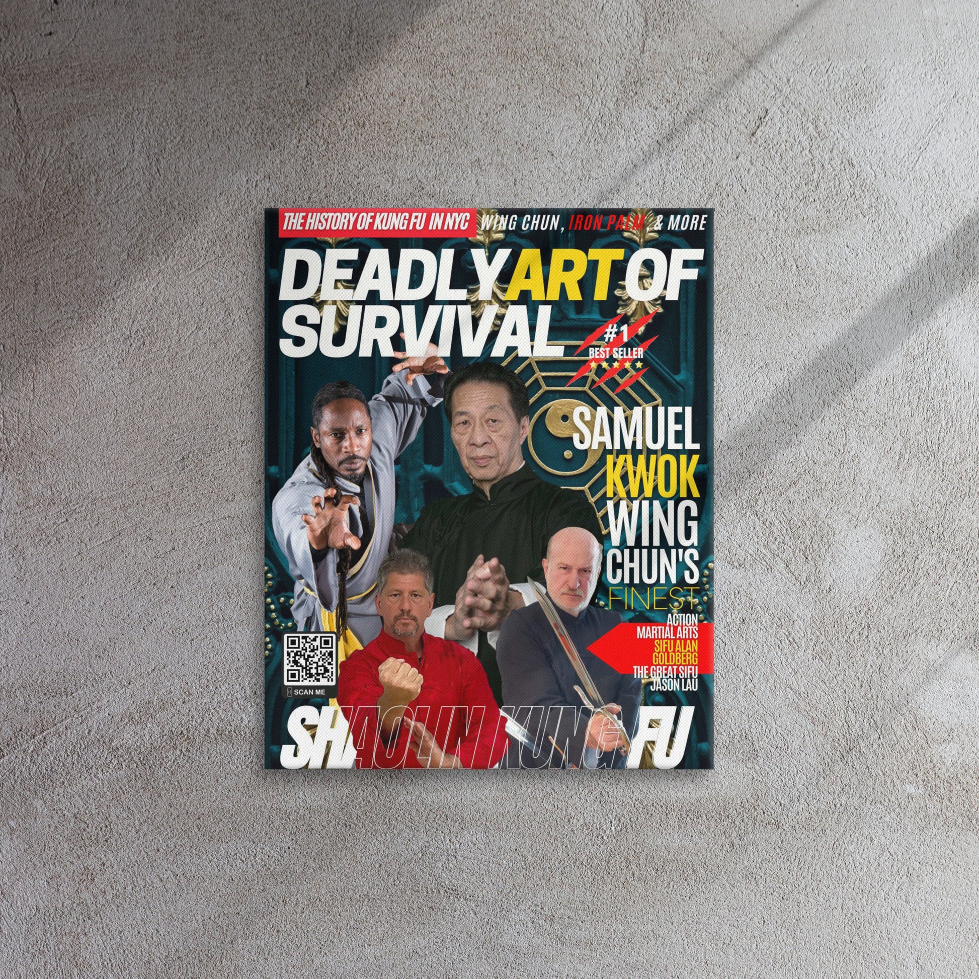 All Kung Fu Series #2 Canvas deadlyartofsurvival.com