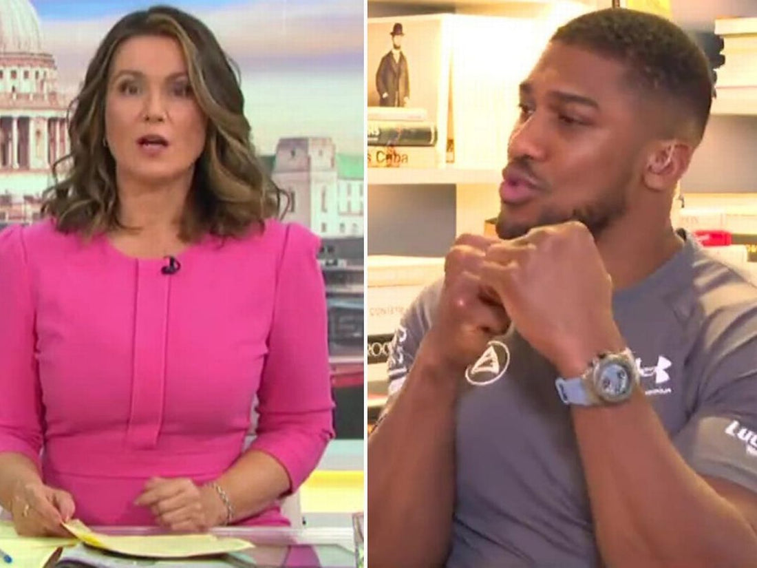 Anthony Joshua Interrupts Susanna Reid Mid-Interview to Shadowbox in Response to Tyson Fury Question