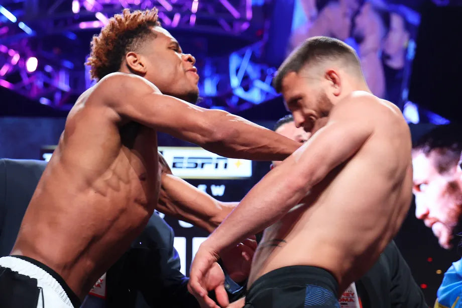 Devin Haney Pays the Price: Fined $25,000 for shoving Vasyl Lomachenko at Weigh-Ins