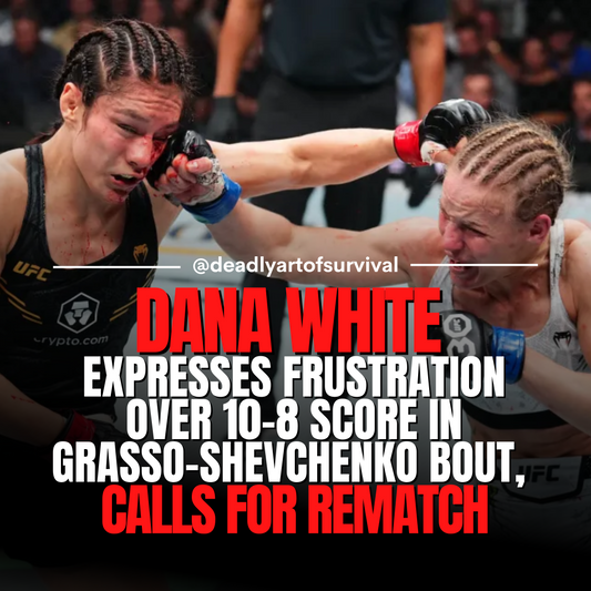 Dana White Expresses Frustration Over Controversial 10-8 Score in Grasso-Shevchenko Fight, Calls for Rematch