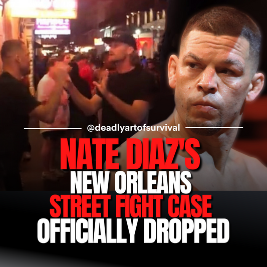 Nate Diaz's New Orleans Street Fight Case Gets Dropped