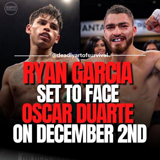 Ryan Garcia Announces Ring Comeback Against Oscar Duarte in San Antonio on December 2nd