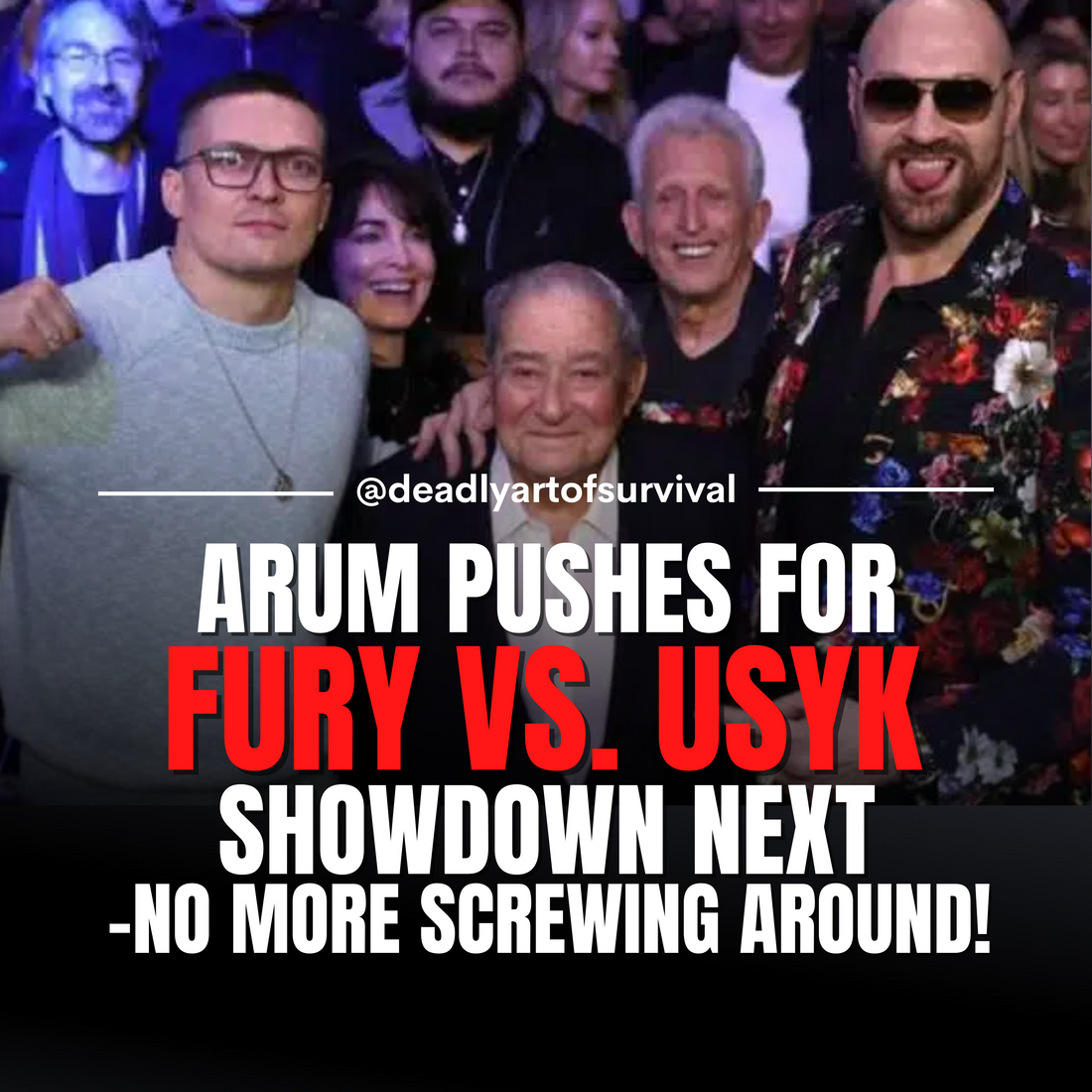 Bob Arum Urges Fury to Face Usyk Next, Emphasizes No More Delays