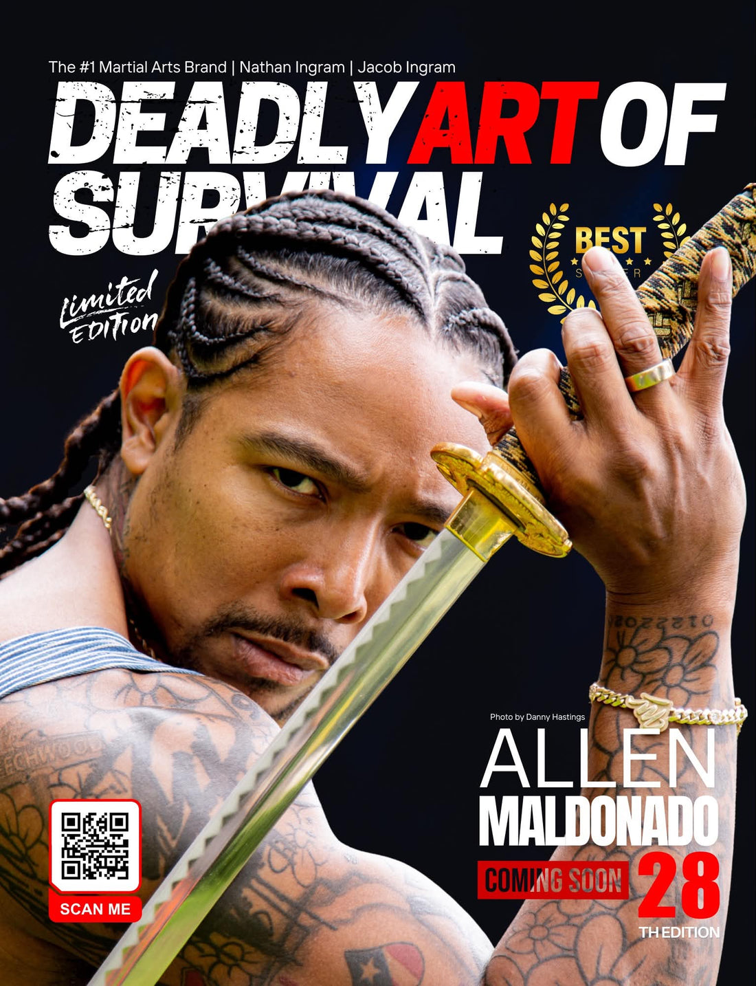 Actor Allen Maldonado to Be Featured on the Cover of The Deadly Art of Survival (DAOS) Magazine deadlyartofsurvival.com