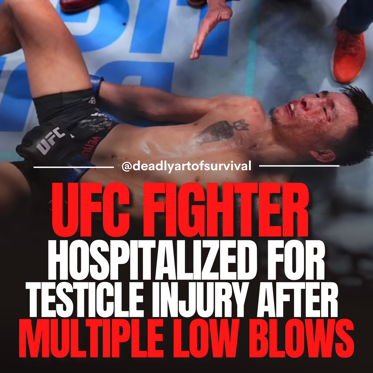 UFC's Aoriqileng Hospitalized with Testicle Injury After Suffering Mul ...