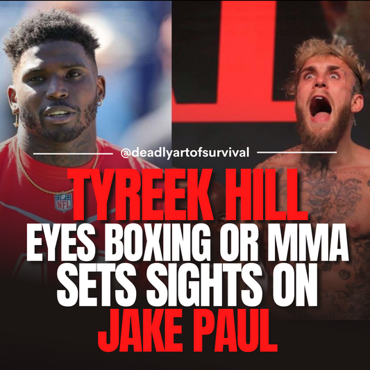 NFL-Star-Tyreek-Hill-Eyes-Boxing-or-MMA-Sets-Sights-on-Jake-Paul deadlyartofsurvival.com
