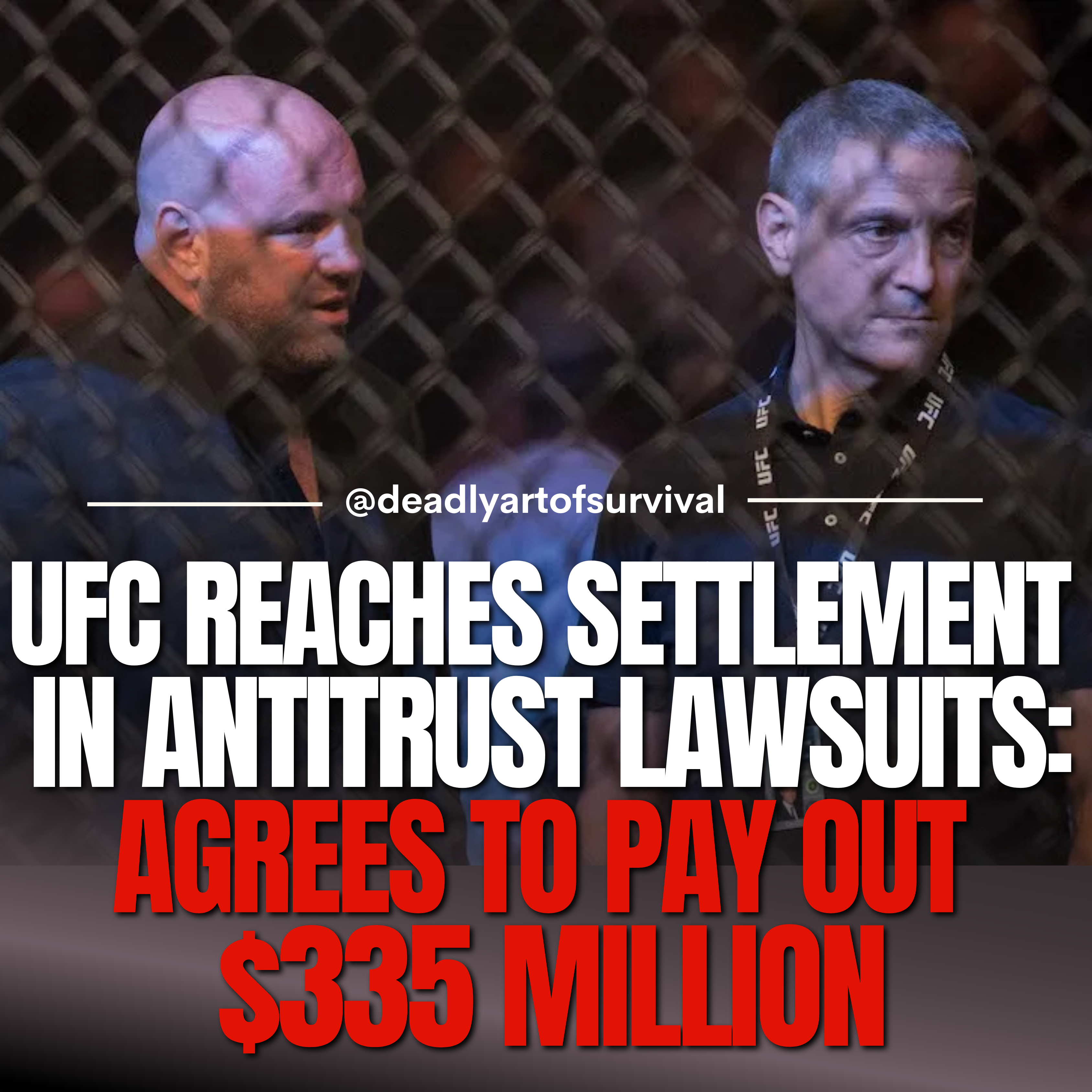 UFC Settles Antitrust Lawsuits, Agrees To $335 Million Payout ...