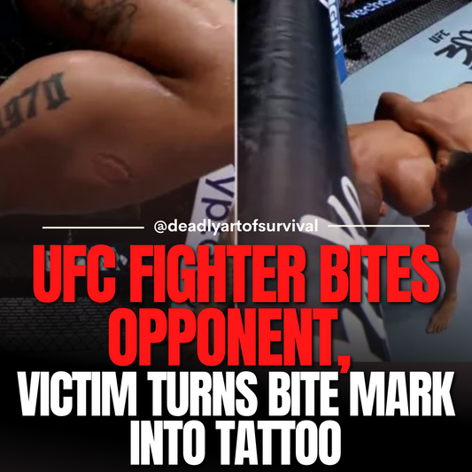 UFC-Fighter-Bites-Opponent-Victim-Turns-bite-Mark-into-Tattoo-Dude-went-full-Mike-Tyson deadlyartofsurvival.com