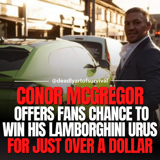 Conor-McGregor-Offers-Fans-Chance-to-Win-His-Lamborghini-Urus-for-Just-Over-a-Dollar deadlyartofsurvival.com