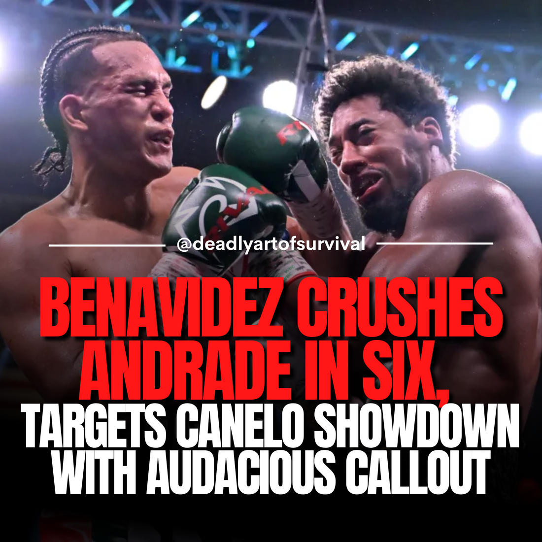 David Benavidez Dominates Demetrius Andrade in Six Rounds, Issues Bold Challenge to Canelo Alvarez