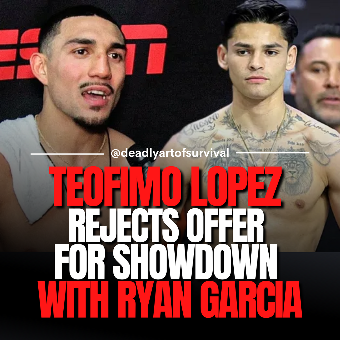 Teofimo Lopez Declines Offer for Showdown with Ryan Garcia Teofimo Lopez Declines Offer for Showdown with Ryan Garcia