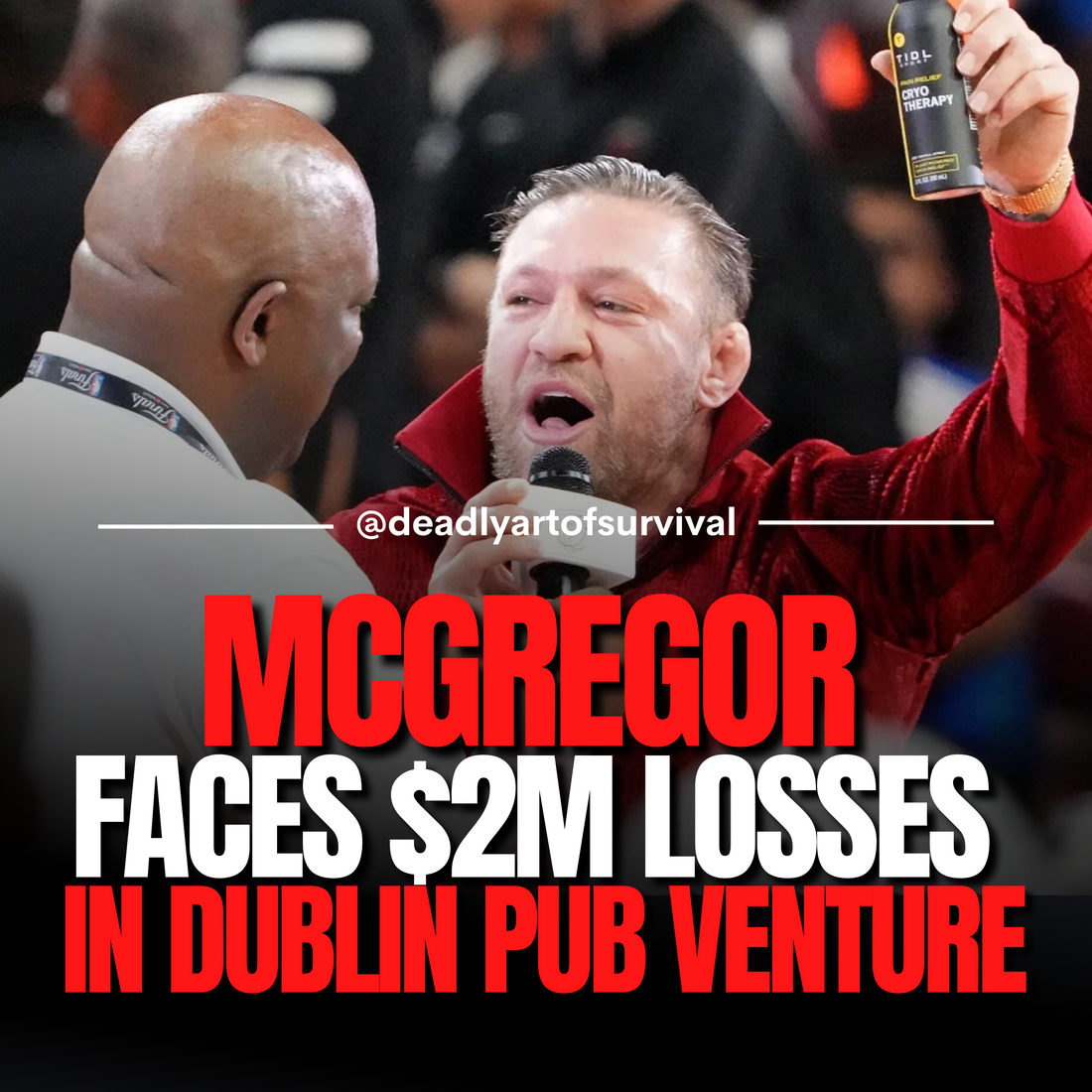 McGregor's Dublin Pub Ventures Hit $2M Loss as UFC Star Expands Business Portfolio