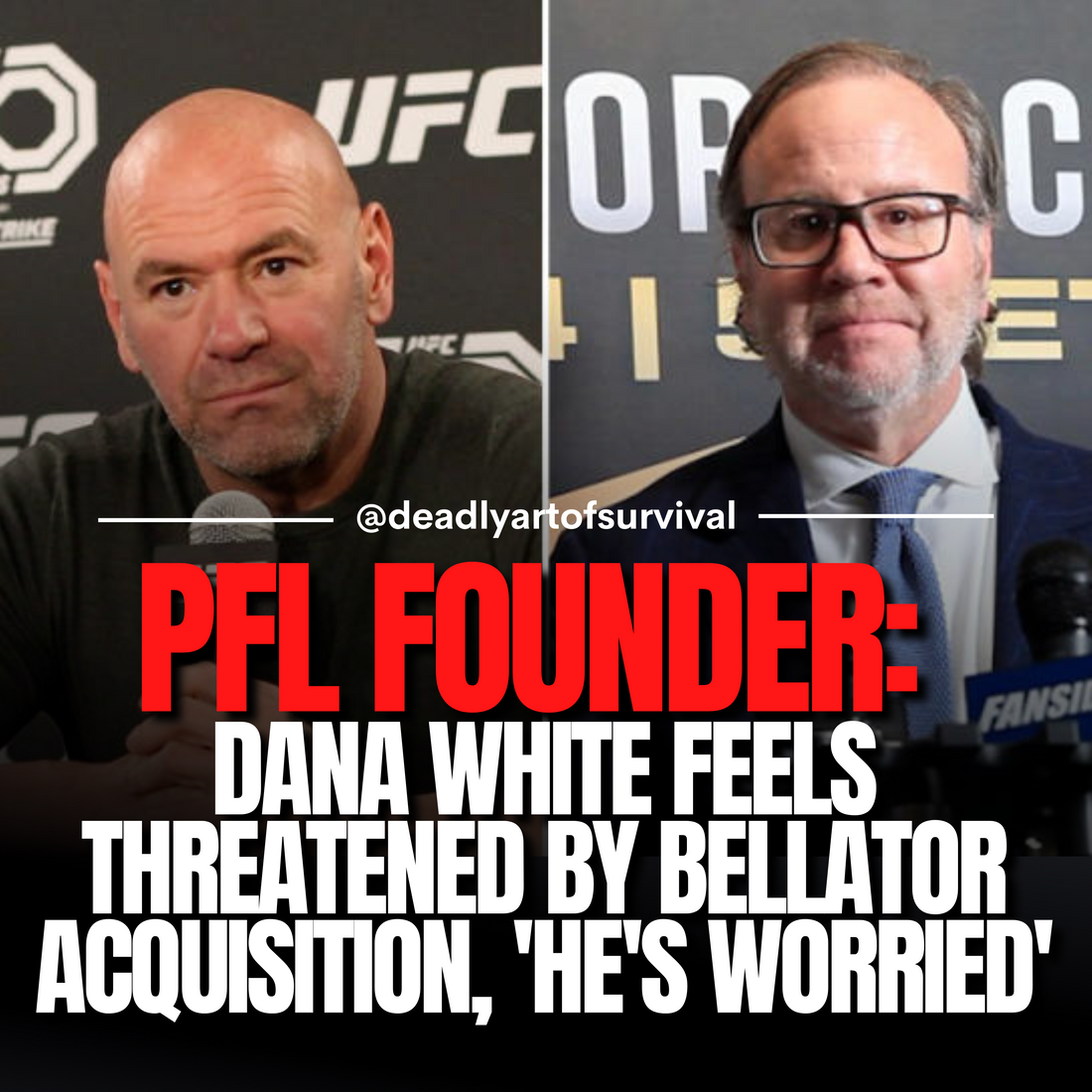 PFL Founder Donn Davis Suggests Dana White Feels Threatened by Bellator Acquisition: 'He's Worried'