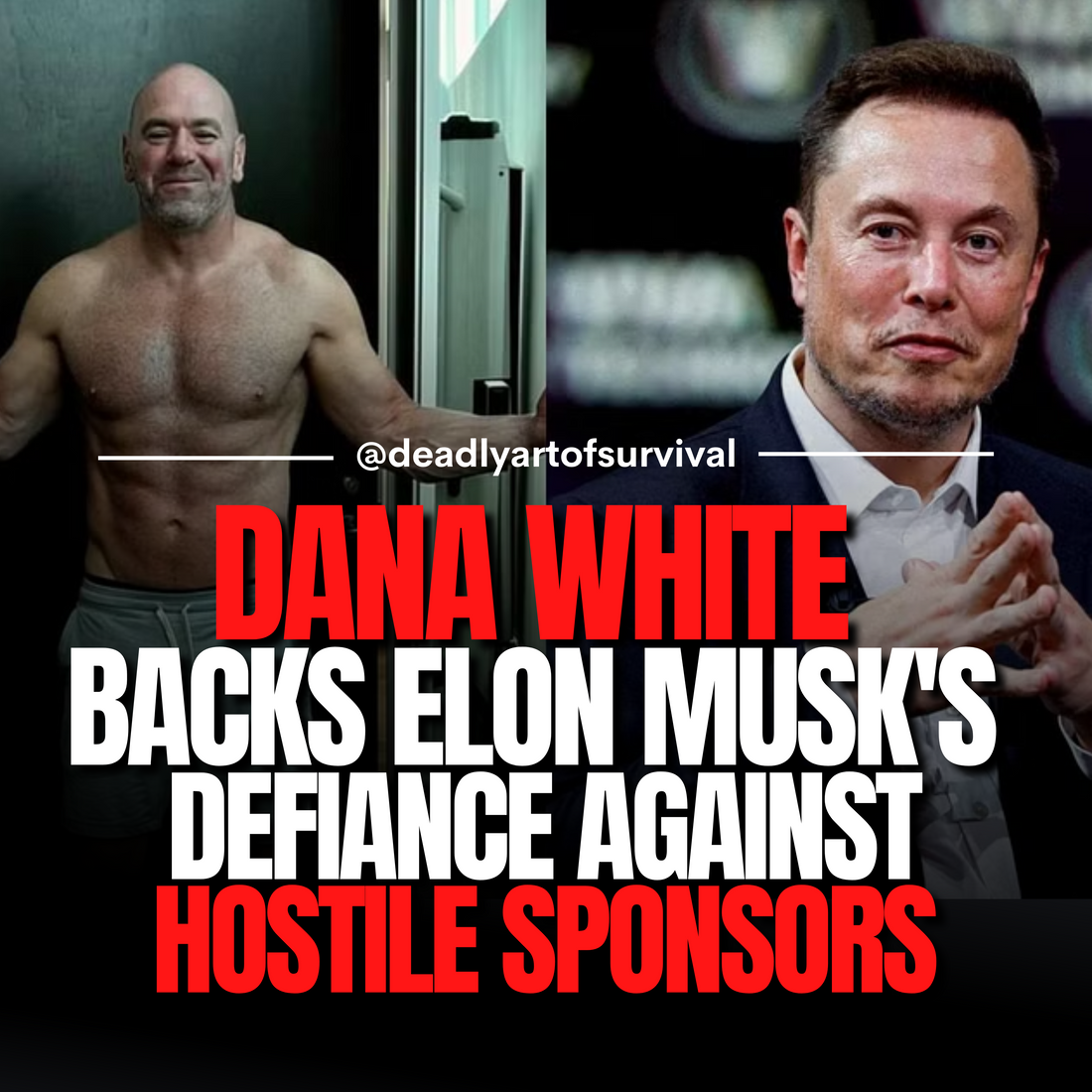 Dana White Throws Support Behind Elon Musk's Defiance Against Hostile Sponsors