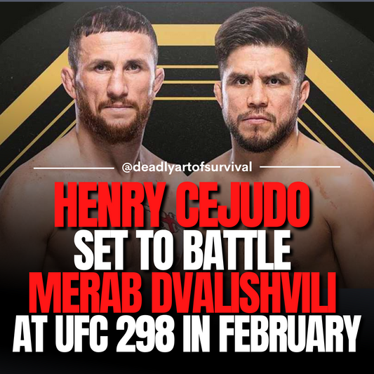 Henry Cejudo Set for UFC 298 Bout Against Merab Dvalishvili in February