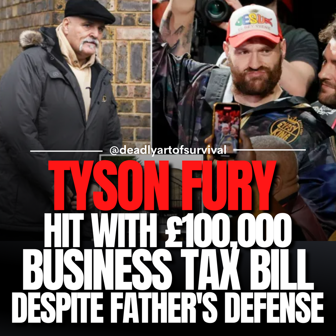 Fury's Financial Blow: Heavyweight Champ Forced to Pay £100,000 in Business Tax Despite Father's Defense