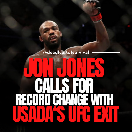 Jon Jones Seeks Record Amendment Following USADA's Exit from UFC