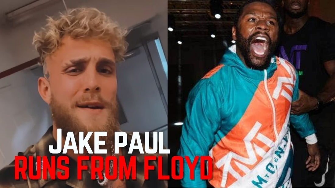 Jake Paul Runs After Being Confronted By Floyd Mayweather