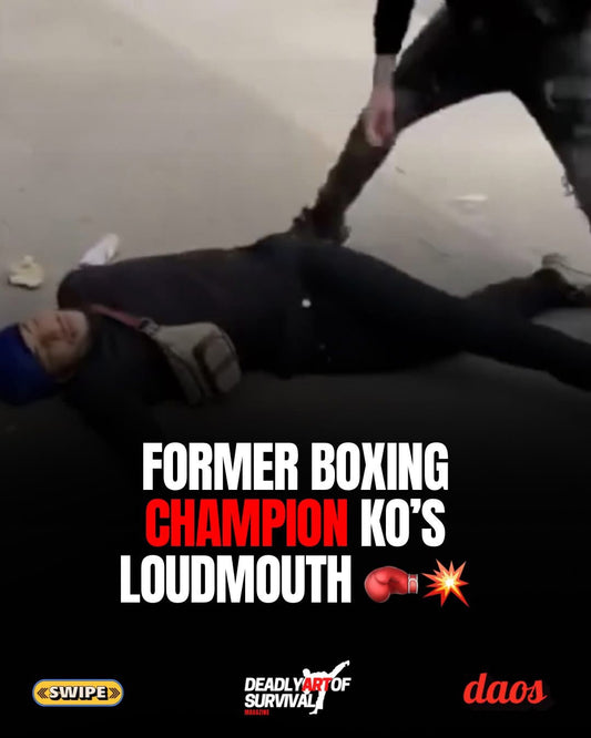 Former boxer who fought Mike Tyson KO’s loudmouth deadlyartofsurvival.com