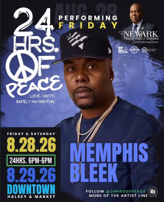 Hakim Green’s 24 Hours of Peace Returns to Newark With Memphis Bleek and a Powerful Lineup Celebrating Hip-Hop, Unity and Community