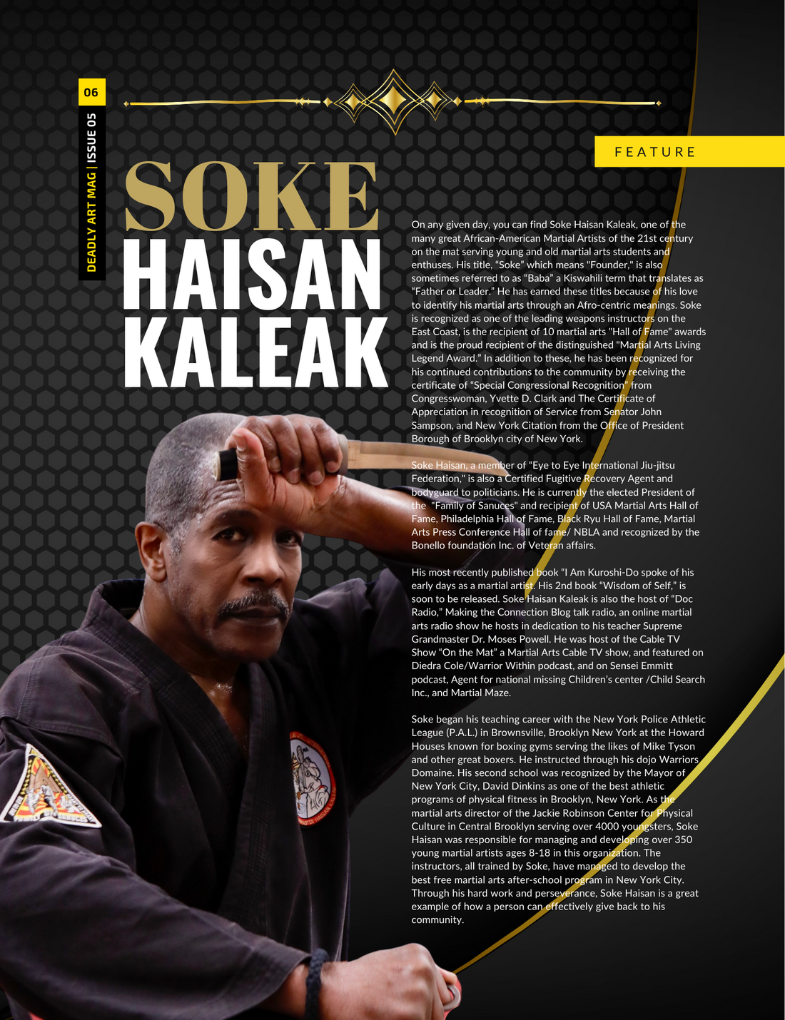 Soke Haisan Kaleak | Deadly Art of Survival Magazine