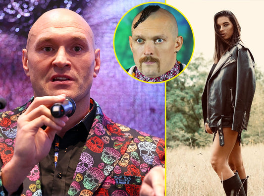 Oleksandr Usyk's wife posts brutal 'grim reaper' meme about Tyson Fury