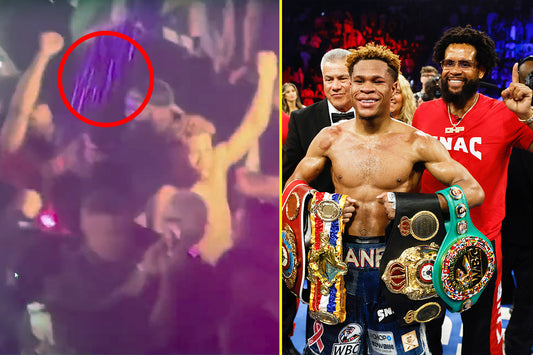 Violent Outburst: Fan Strikes Bill Haney with Beer Bottle in Aftermath of Devin Haney vs. Vasyl Lomachenko Bout