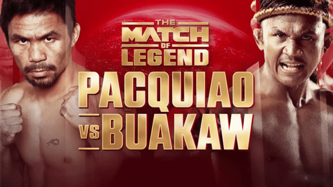 Manny Pacquiao to Face Muay Thai Legend Buakaw Banchamek in January 2024 Exhibition