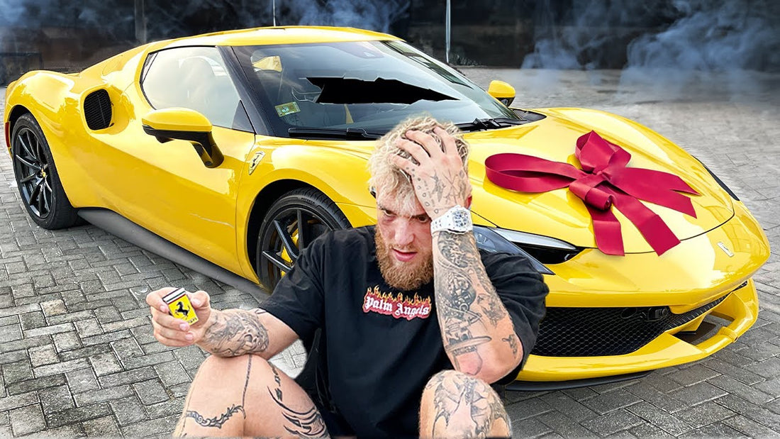 Jake Paul's $421K Ferrari Fiasco: Wild Donuts Result in Costly Car Damage