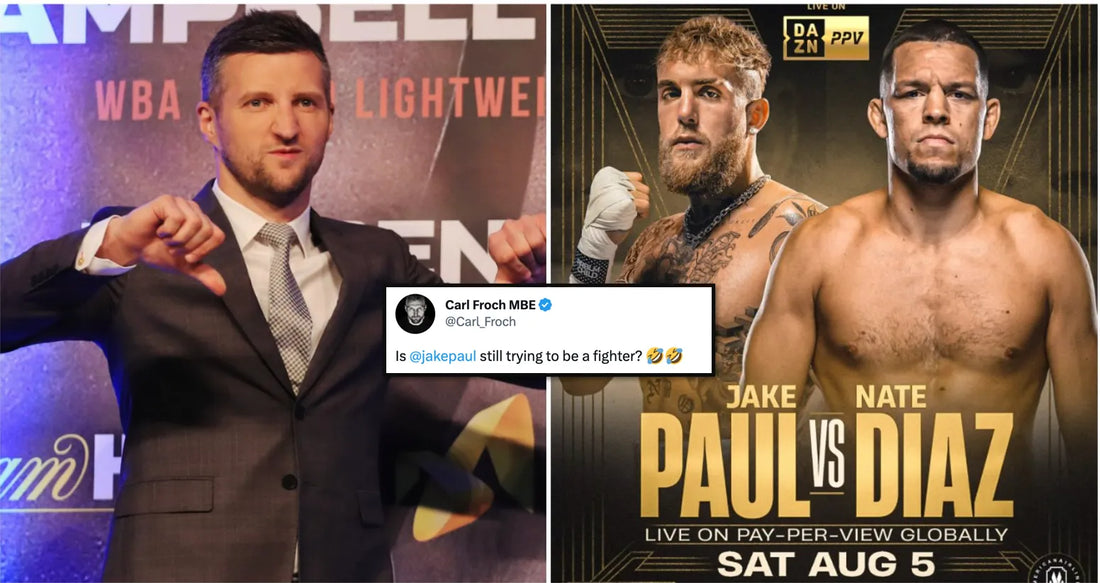 Boxing legend Carl Froch Mocks Jake Paul in Response to Nate Diaz Fight Announcement