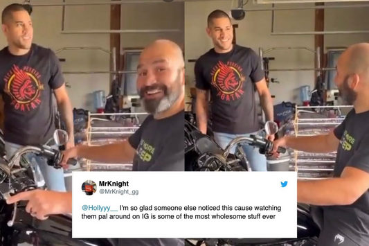 Touching Moment: Alex Pereira Presents Glover Teixeira with a Brand New Harley-Davidson