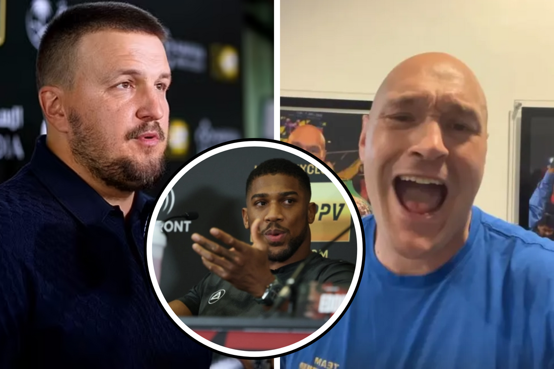 War of Words: Fury Claps Back at Usyk's Promoter Over Stripping Demands, AJ Accuses Fury of Ducking Usyk