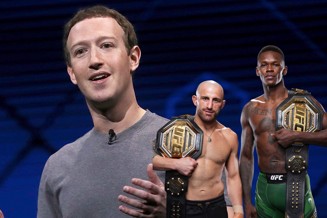 Unlikely Trio: Israel Adesanya and Alexander Volkanovski Share Training Photos with Surprisingly Ripped Mark Zuckerberg