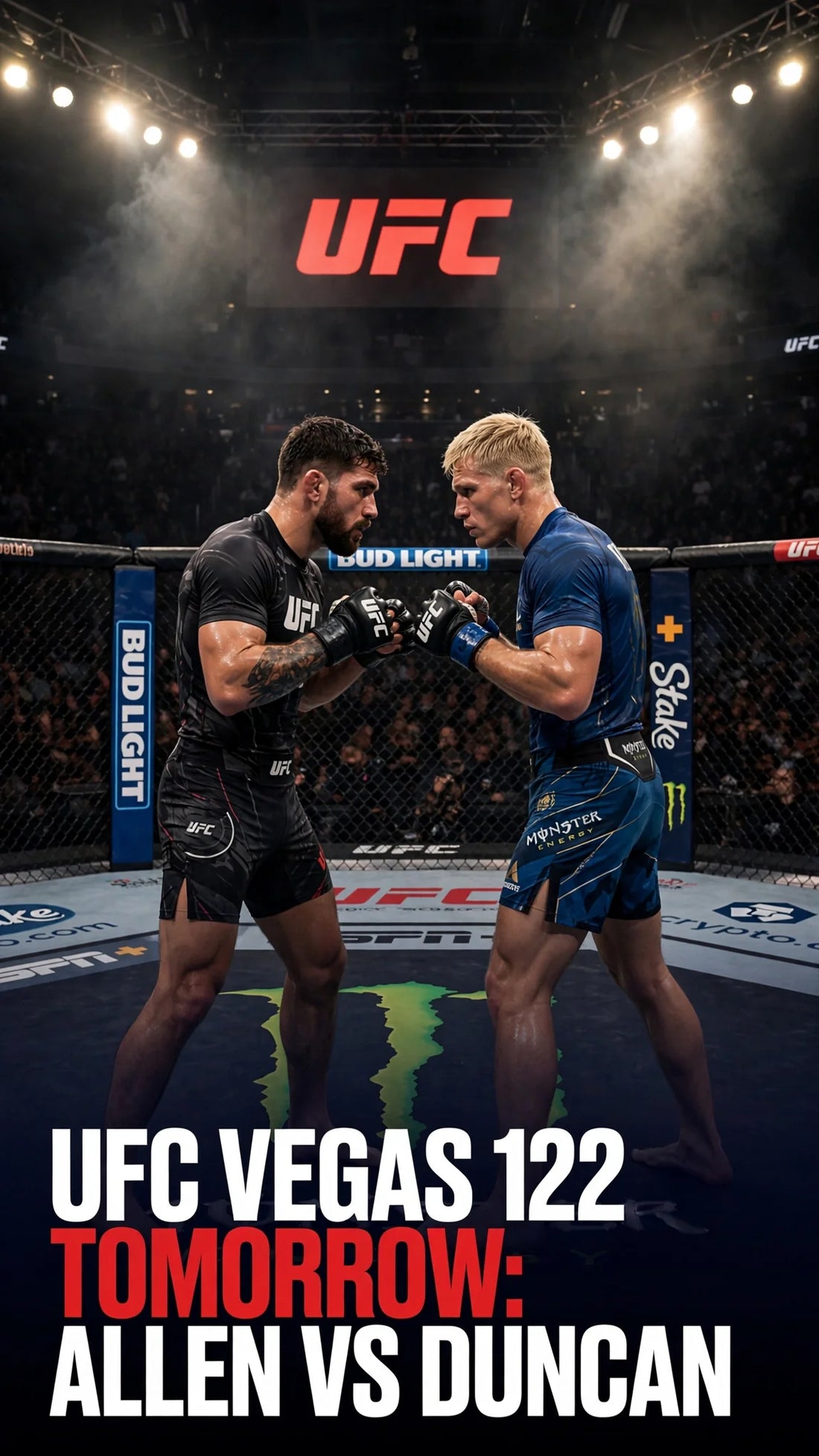 UFC Vegas 122: Allen vs. Duncan — Saturday Night at the APEX deadlyartofsurvival.com