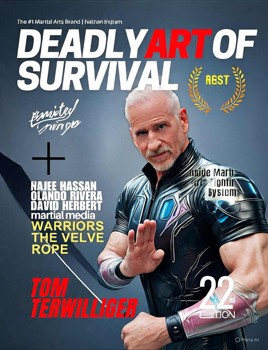 (Ebook - Digital Only) Deadly Art of Survival Magazine 22nd Edition The #1 Martial Arts Magazine Worldwide Featuring Tom Terwilliger, Najee Hassan, Olando Rivera, and Rodel Dagooc