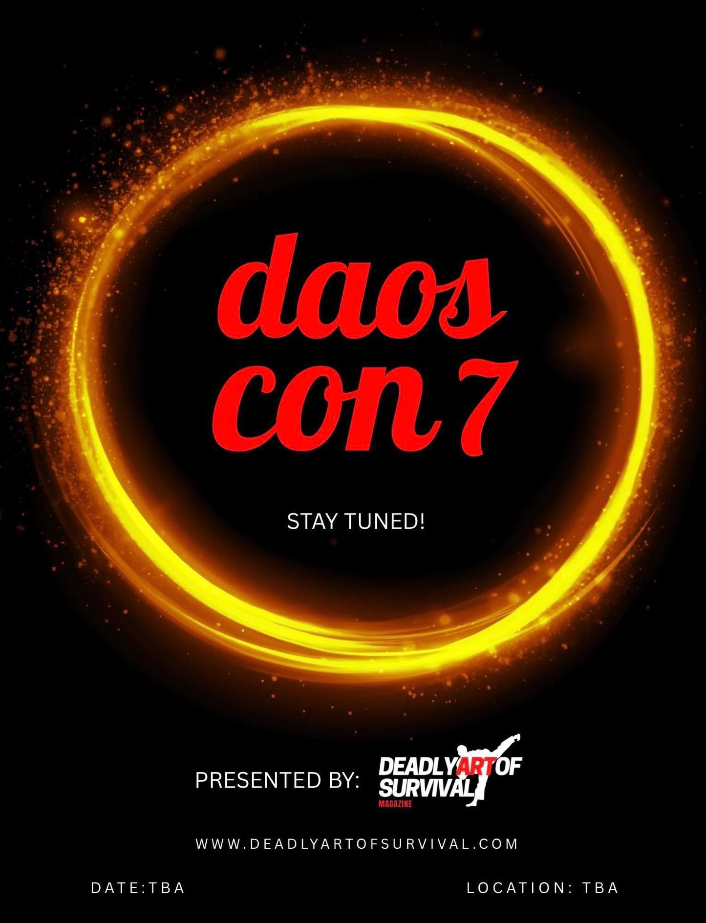 DAOS CON 7 TBA (Payment Also Accepted At Door)